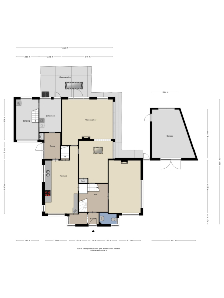 Floor Plan 1 - Kruisstraat 4
