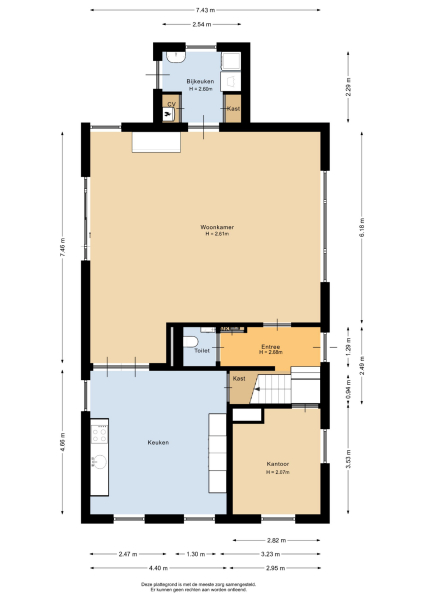 Floor Plan 2 - Provincialeweg Oost 64