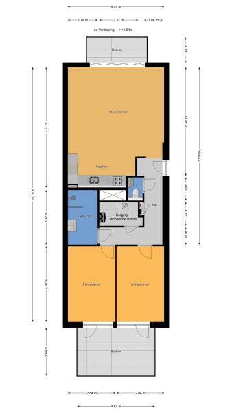 Floor Plan 1 - Hellingkade 82