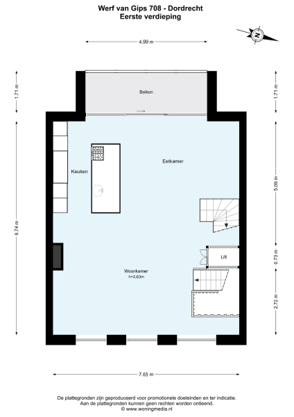 Floor Plan 2 - Werf van Gips 708