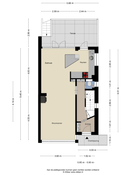 Floor Plan 1 - Rodenrijseweg 349