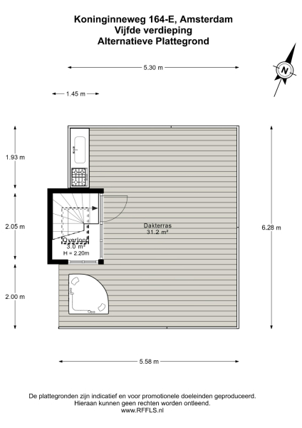 Floor Plan 5 - Koninginneweg 164 E