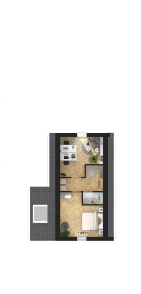 Floor Plan 3 - (Vrijstaande woning) Bouwnummer 4 