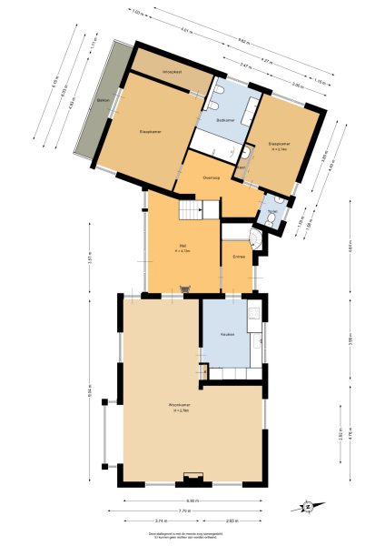 Floor Plan 1 - van Bergen IJzendoornpark 19