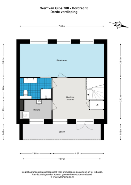 Floor Plan 4 - Werf van Gips 708