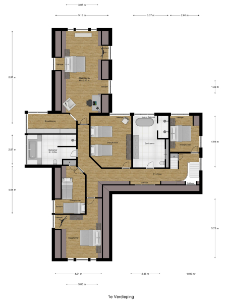 Floor Plan 2 - Eeuwigelaan 17