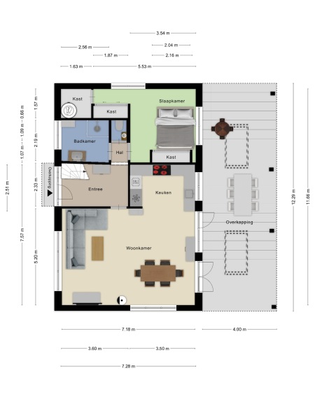 Floor Plan 1 - Erasmusweg 5