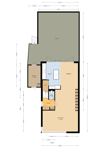Floor Plan 1 - Amsteldijk Zuid 178 A