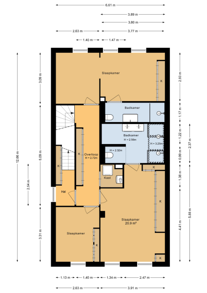 Floor Plan 2 - Amsteldijk Zuid 178 A