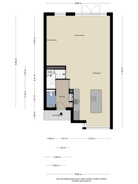 Floor Plan 1 - Dudokplantsoen 12