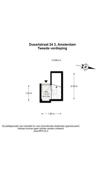 Floor Plan 7 - Dusartstraat 24 3