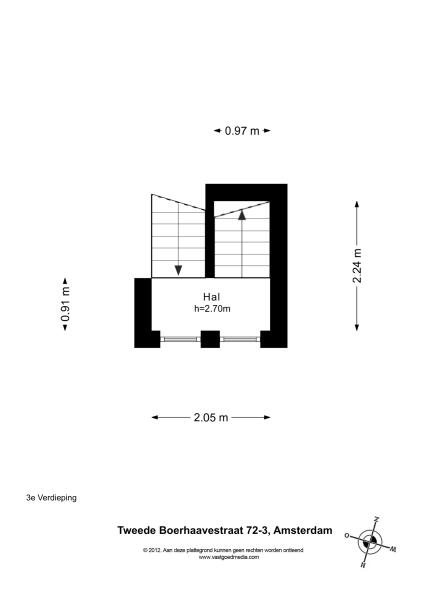 Floor Plan 3 - Tweede Boerhaavestraat 72 3