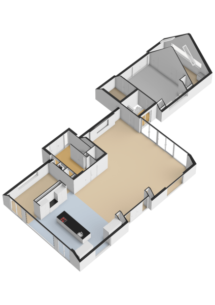 Floor Plan 2 - Middelblok 77 a
