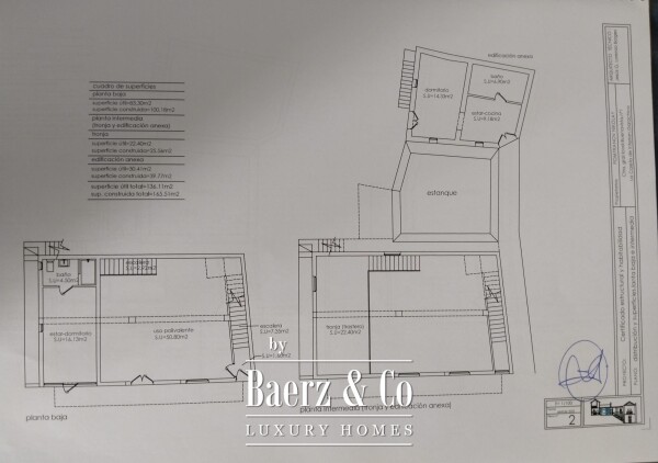 Floor Plan 3 - Investment Finca with VV License and 3 Rental Units in Garachico, Tenerife
