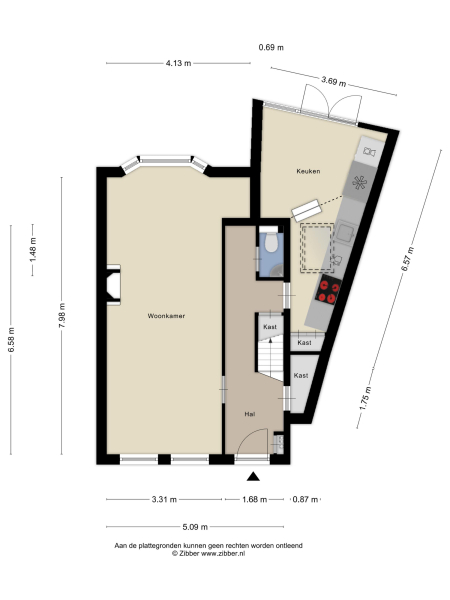 Floor Plan 2 - Witte Singel 46