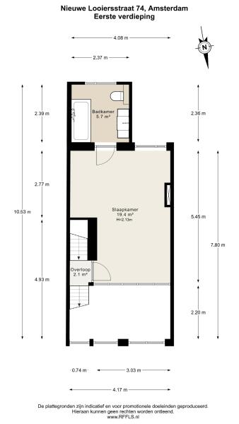 Floor Plan 3 - Nieuwe Looiersstraat 74