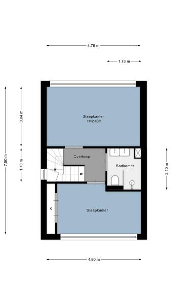 Floor Plan 5 - Rottekade 88