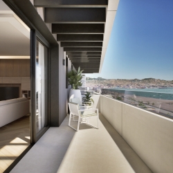 Expansive Duplex Penthouse with Panoramic Terraces and Open Sea Views