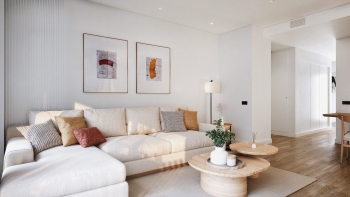 Efficient penthouse with private terrace and open city views