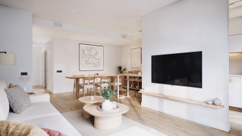 Efficient penthouse with private terrace and open city views