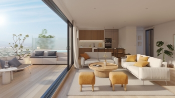 Penthouse with expansive terrace and balanced indoor-outdoor living