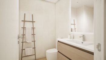 Compact penthouse with efficient layout and private terrace