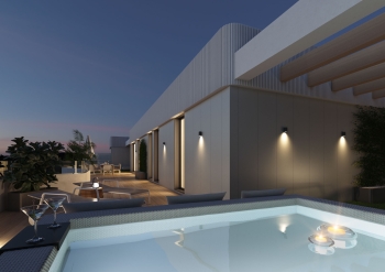 Premium penthouse with expansive terrace and open living layout